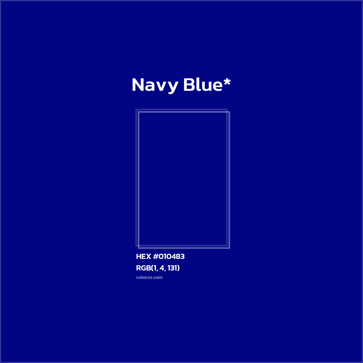 HEX #010483 Color Name, Color Code, Palettes, Similar Paints, Images