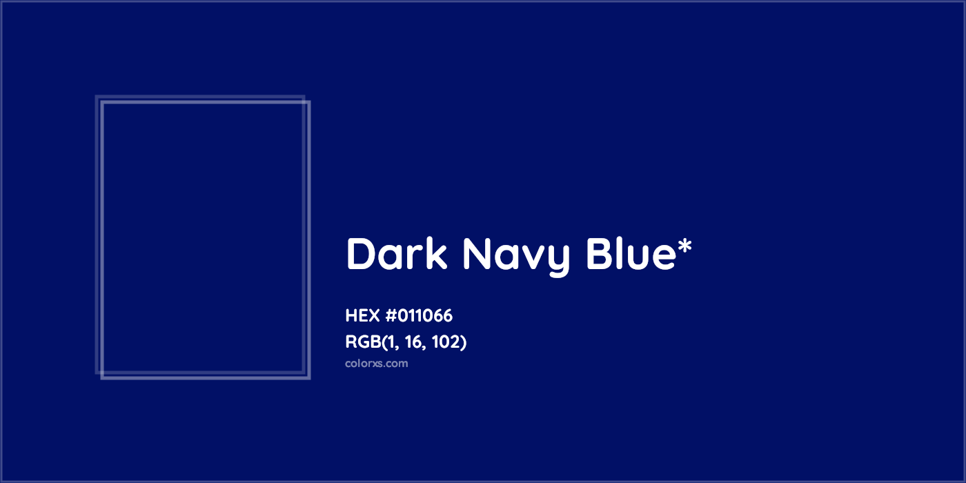 HEX #011066 Color Name, Color Code, Palettes, Similar Paints, Images