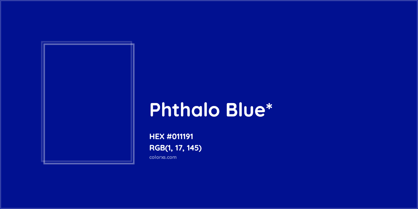 HEX #011191 Color Name, Color Code, Palettes, Similar Paints, Images