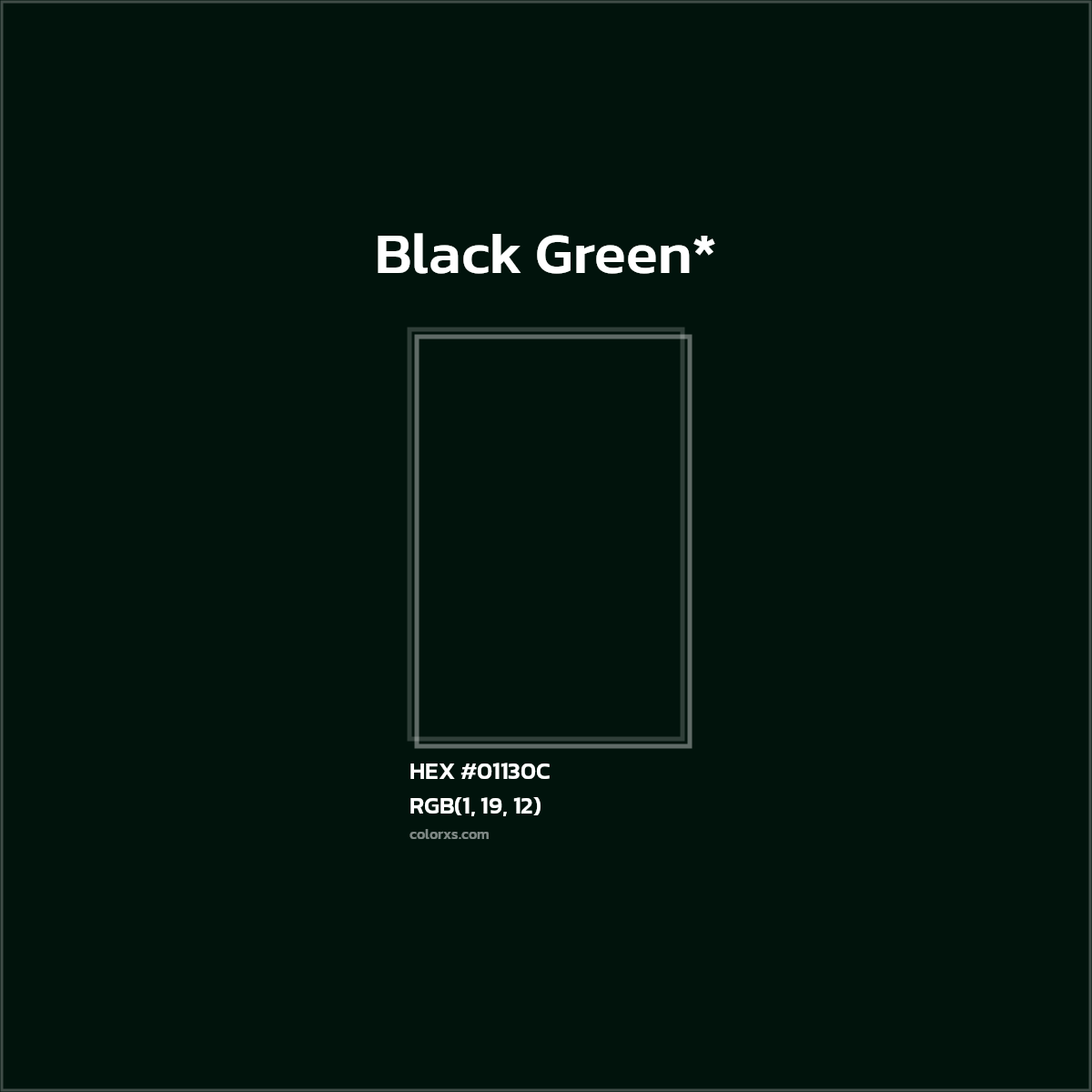 HEX #01130C Color Name, Color Code, Palettes, Similar Paints, Images