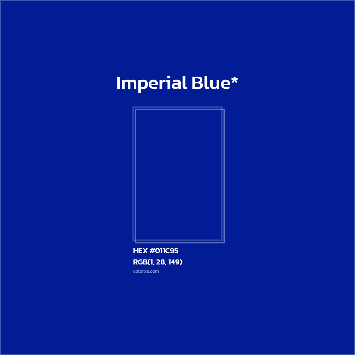 HEX #011C95 Color Name, Color Code, Palettes, Similar Paints, Images