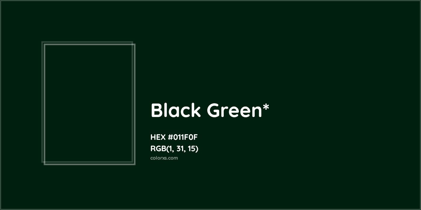 HEX #011F0F Color Name, Color Code, Palettes, Similar Paints, Images