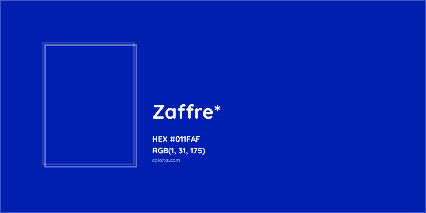 HEX #011FAF Color Name, Color Code, Palettes, Similar Paints, Images
