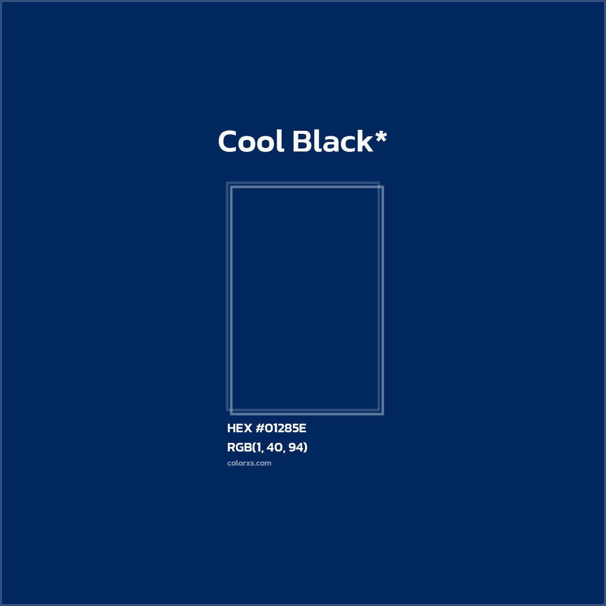HEX #01285E Color Name, Color Code, Palettes, Similar Paints, Images
