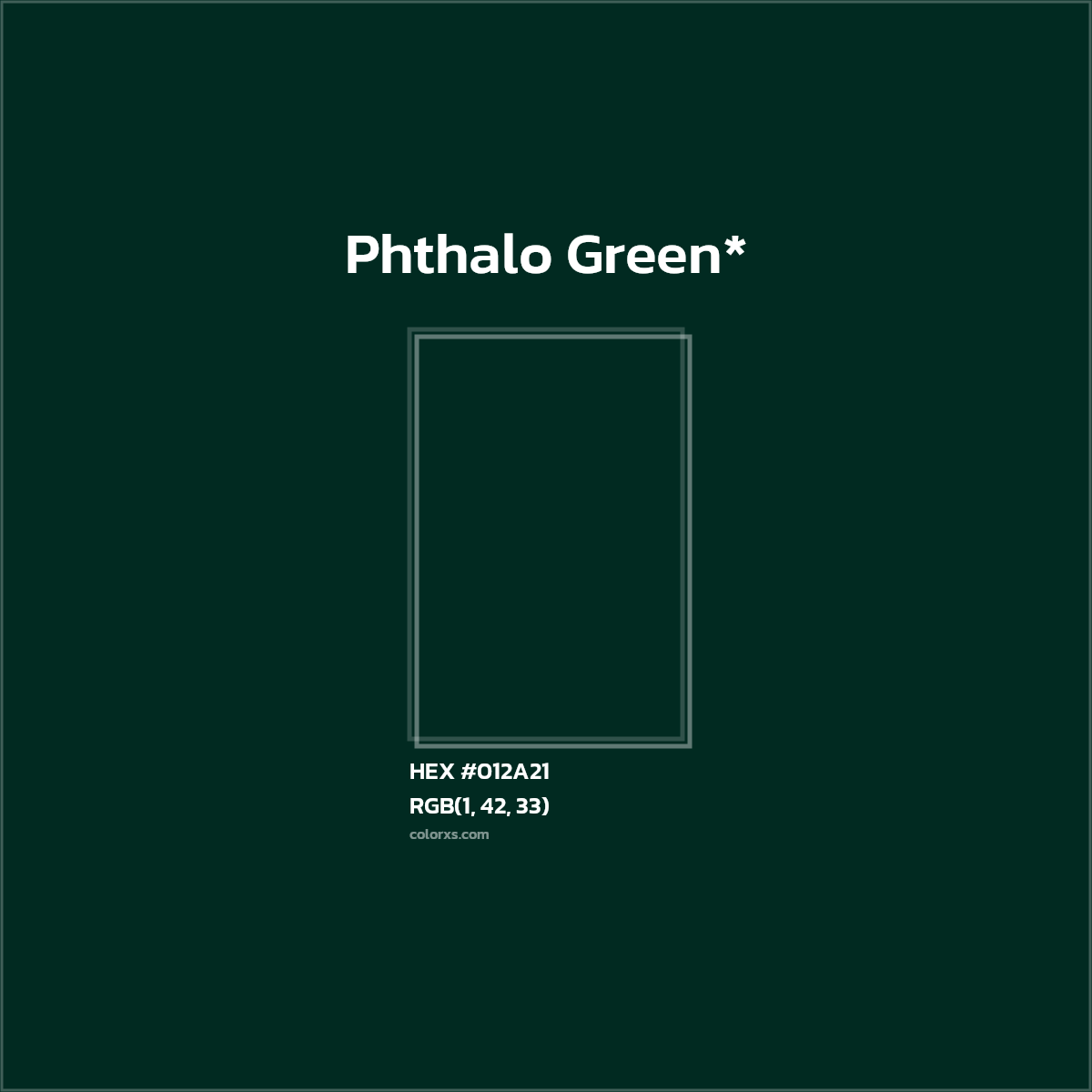 HEX #012A21 Color Name, Color Code, Palettes, Similar Paints, Images