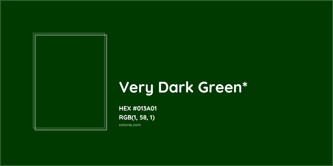 HEX #013A01 Color Name, Color Code, Palettes, Similar Paints, Images