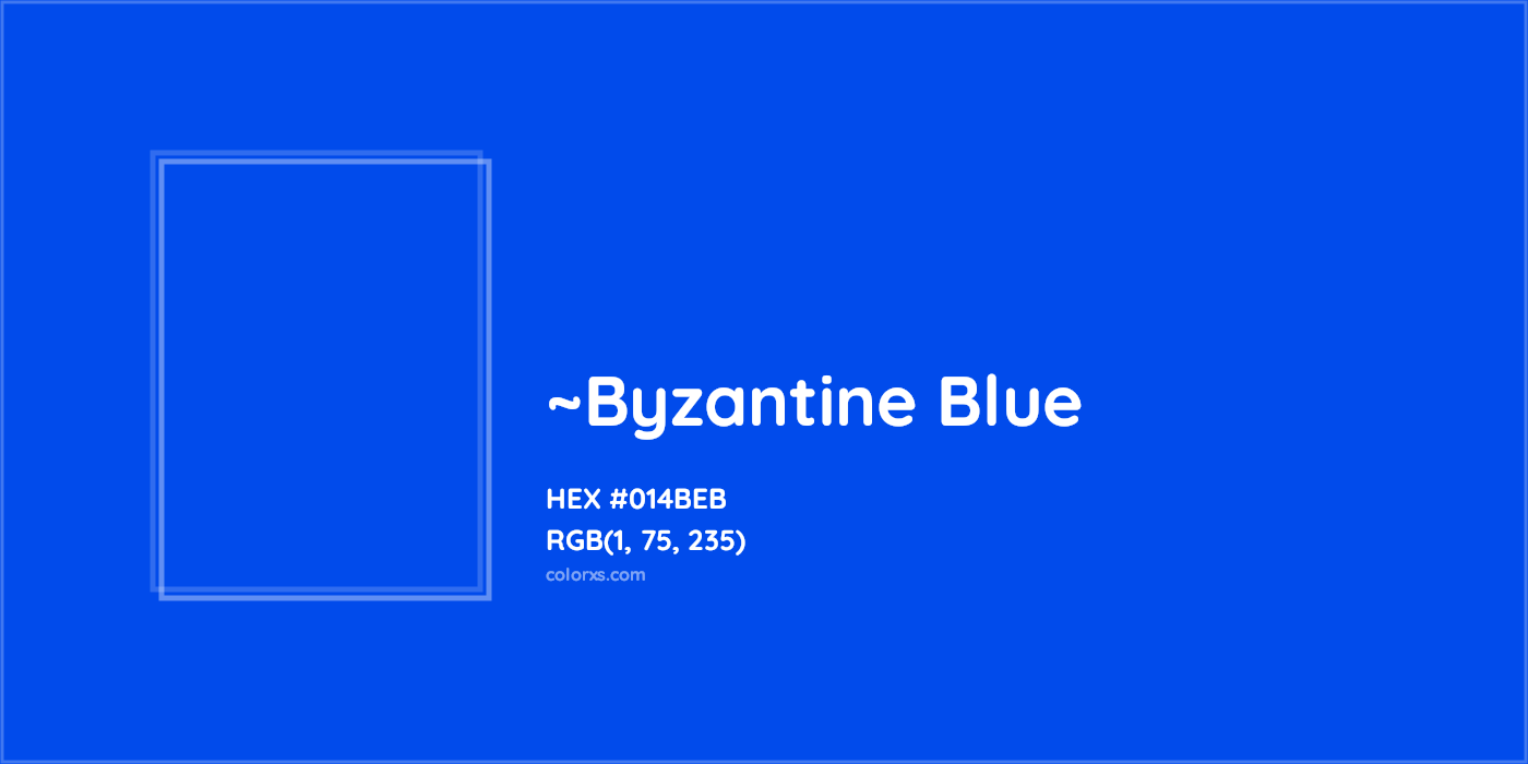 HEX #014BEB Color Name, Color Code, Palettes, Similar Paints, Images