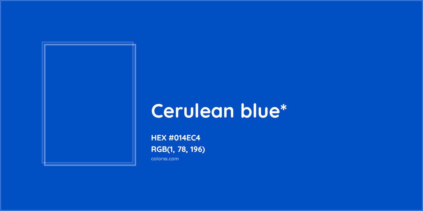 HEX #014EC4 Color Name, Color Code, Palettes, Similar Paints, Images