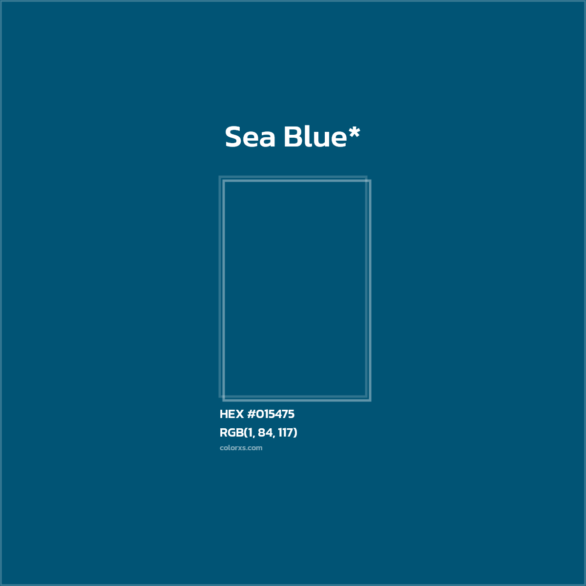 HEX #015475 Color Name, Color Code, Palettes, Similar Paints, Images