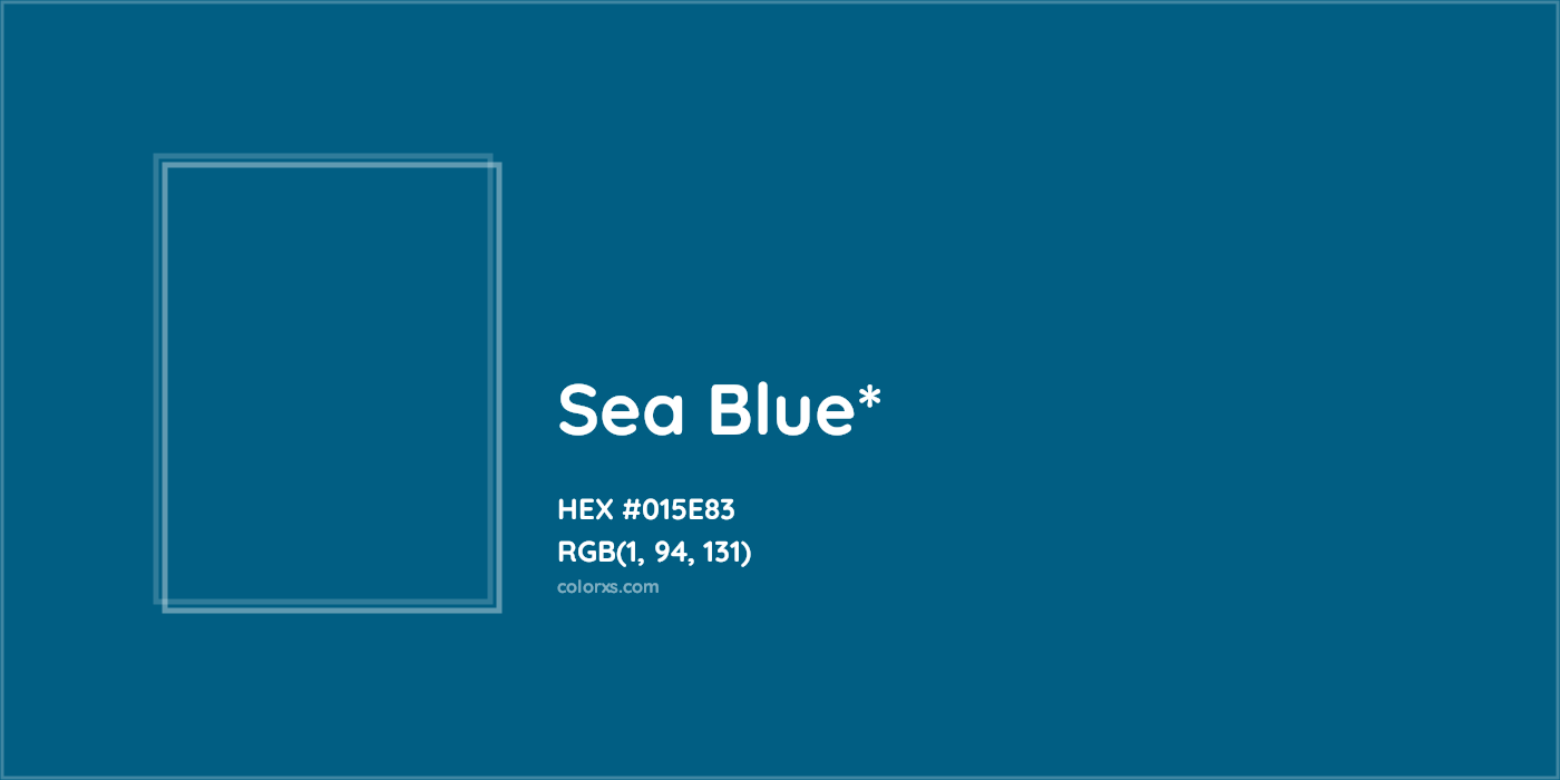HEX #015E83 Color Name, Color Code, Palettes, Similar Paints, Images