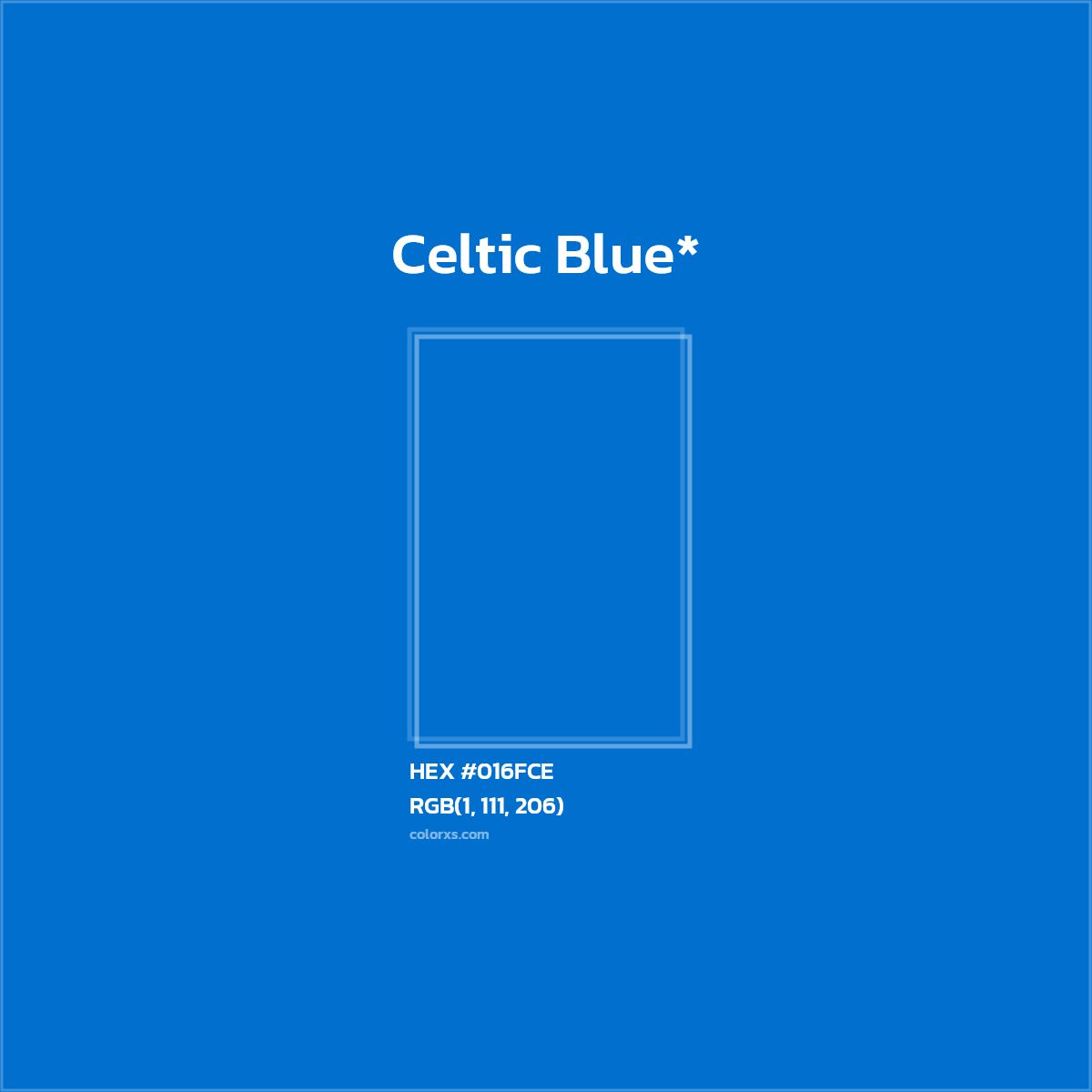 HEX #016FCE Color Name, Color Code, Palettes, Similar Paints, Images