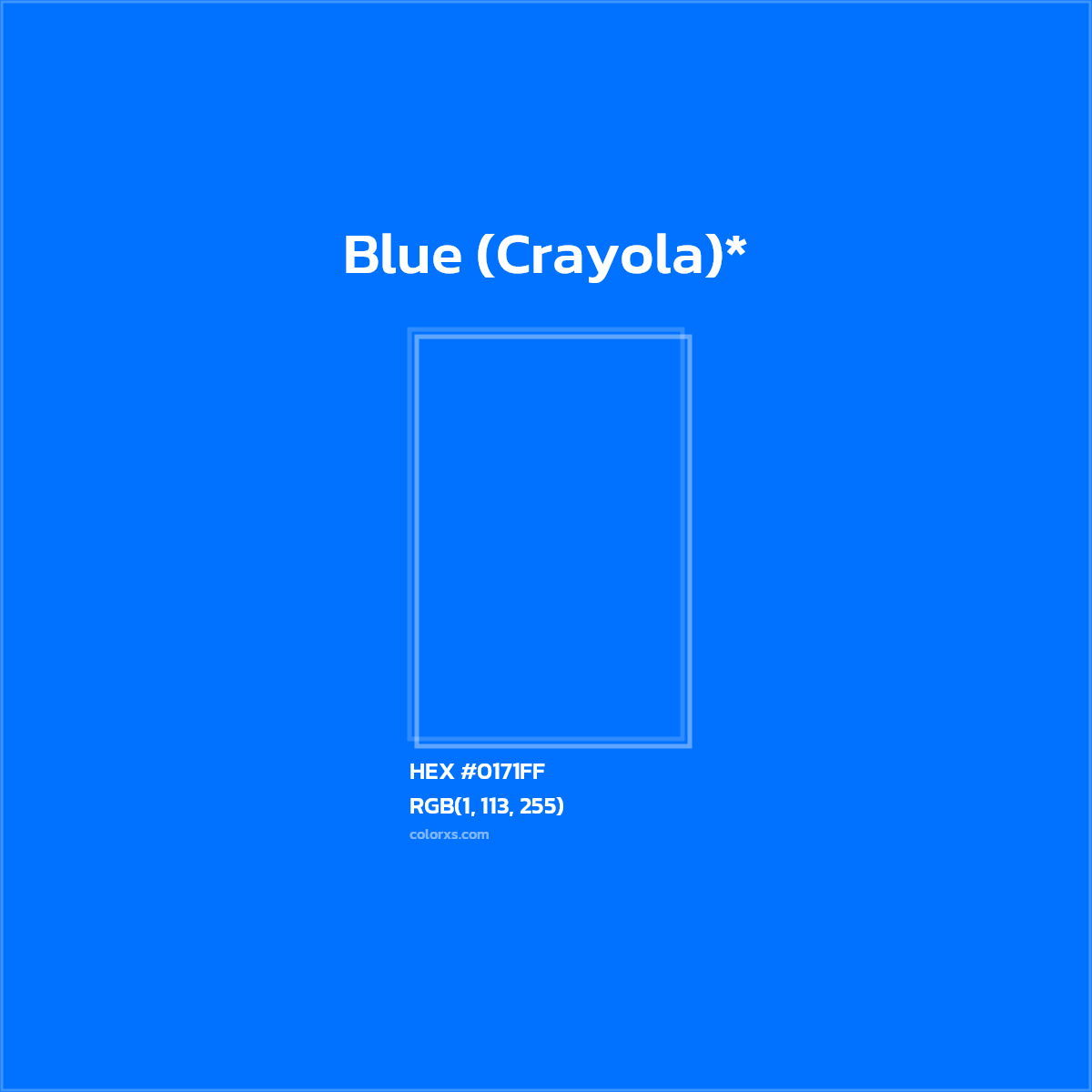 HEX #0171FF Color Name, Color Code, Palettes, Similar Paints, Images