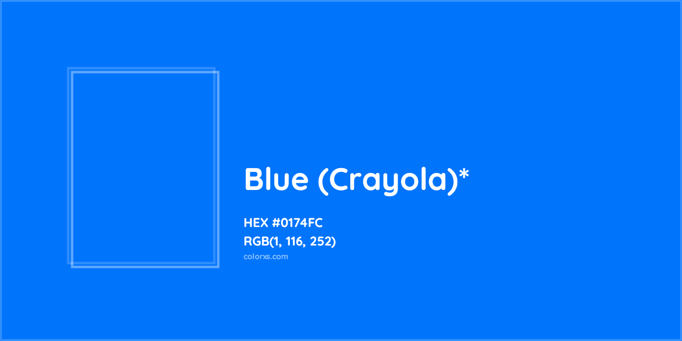 HEX #0174FC Color Name, Color Code, Palettes, Similar Paints, Images