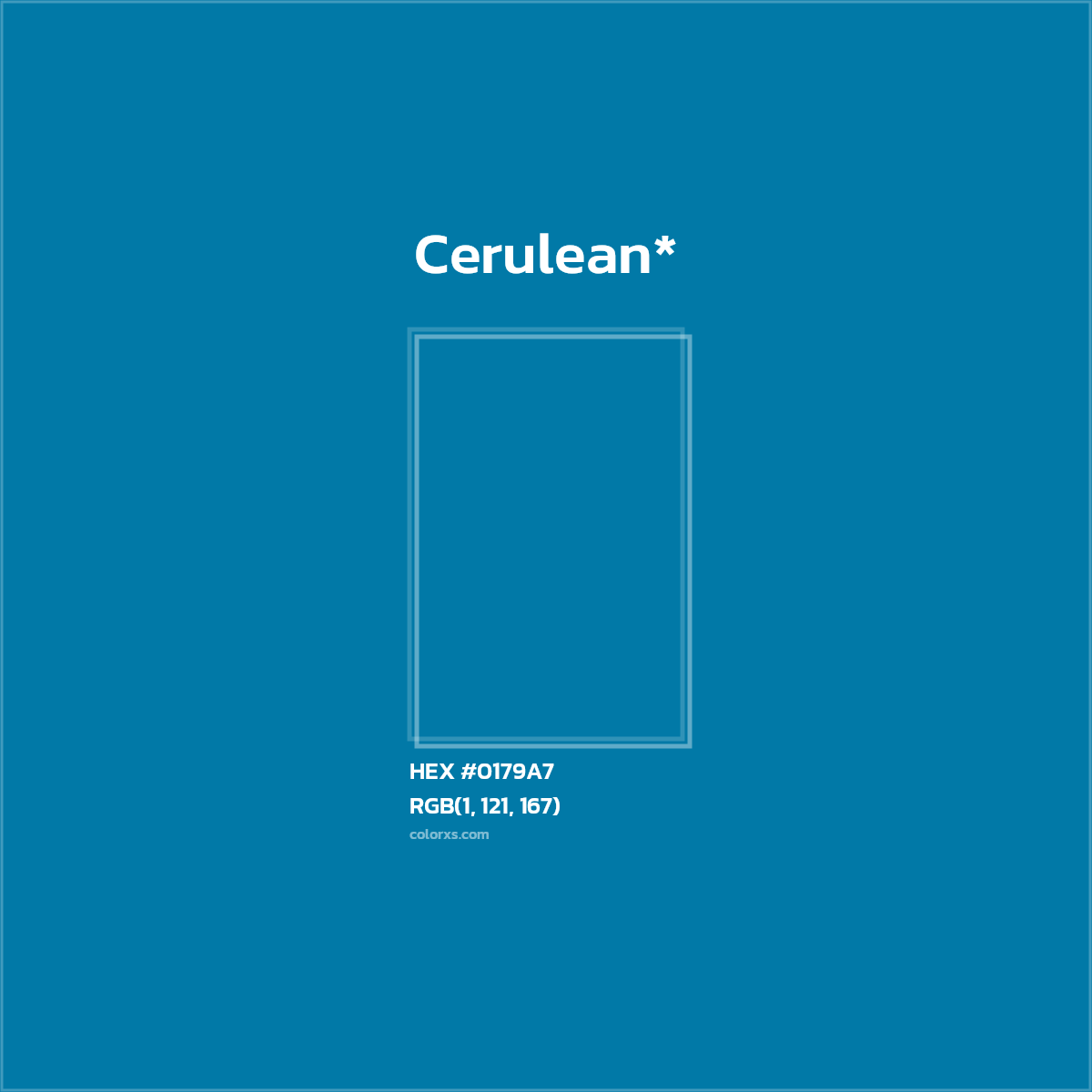 HEX #0179A7 Color Name, Color Code, Palettes, Similar Paints, Images