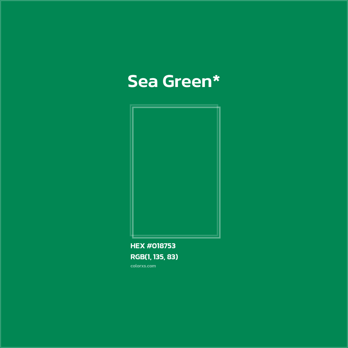 HEX #018753 Color Name, Color Code, Palettes, Similar Paints, Images