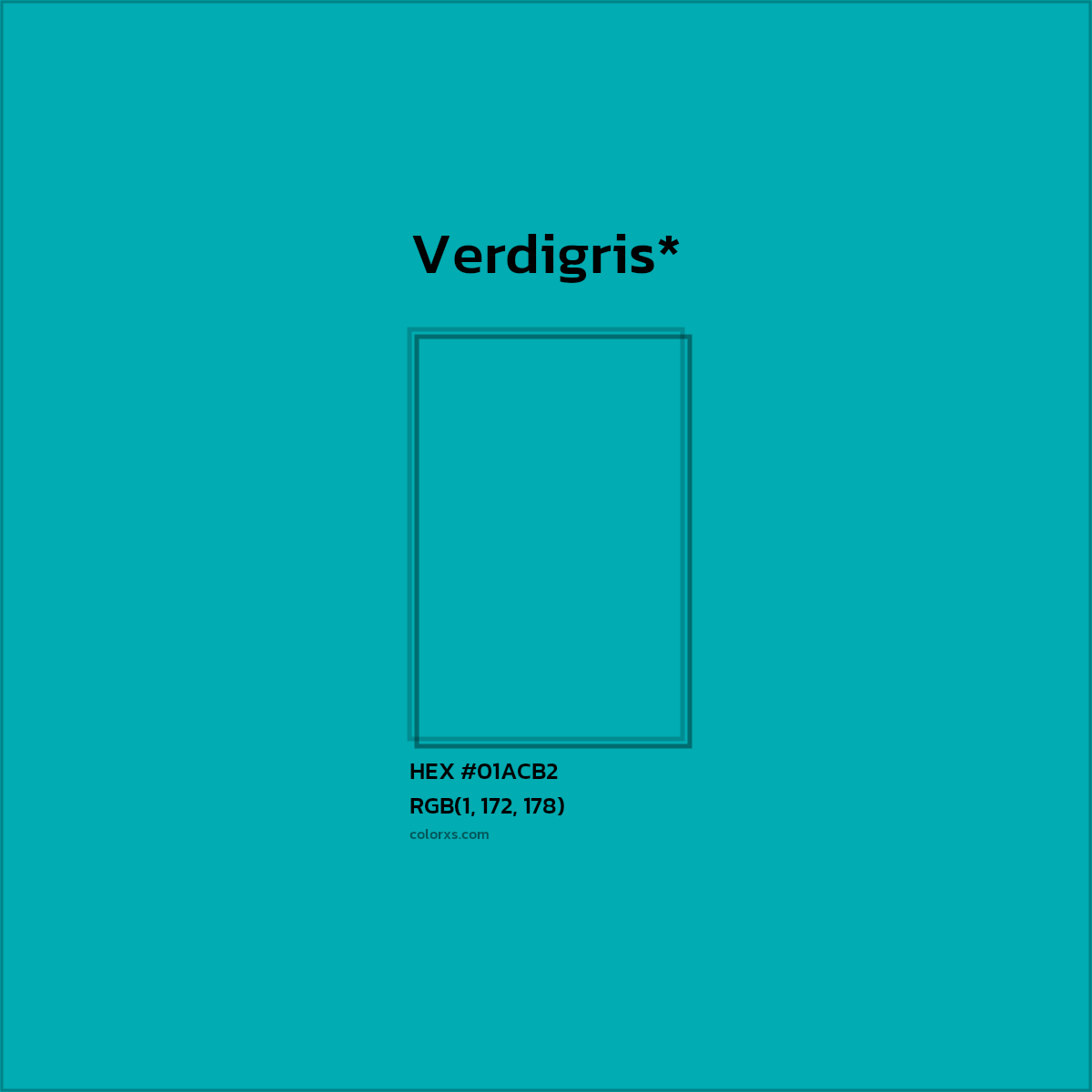 HEX #01ACB2 Color Name, Color Code, Palettes, Similar Paints, Images