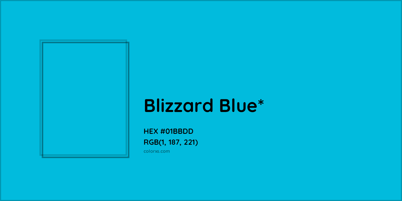 HEX #01BBDD Color Name, Color Code, Palettes, Similar Paints, Images