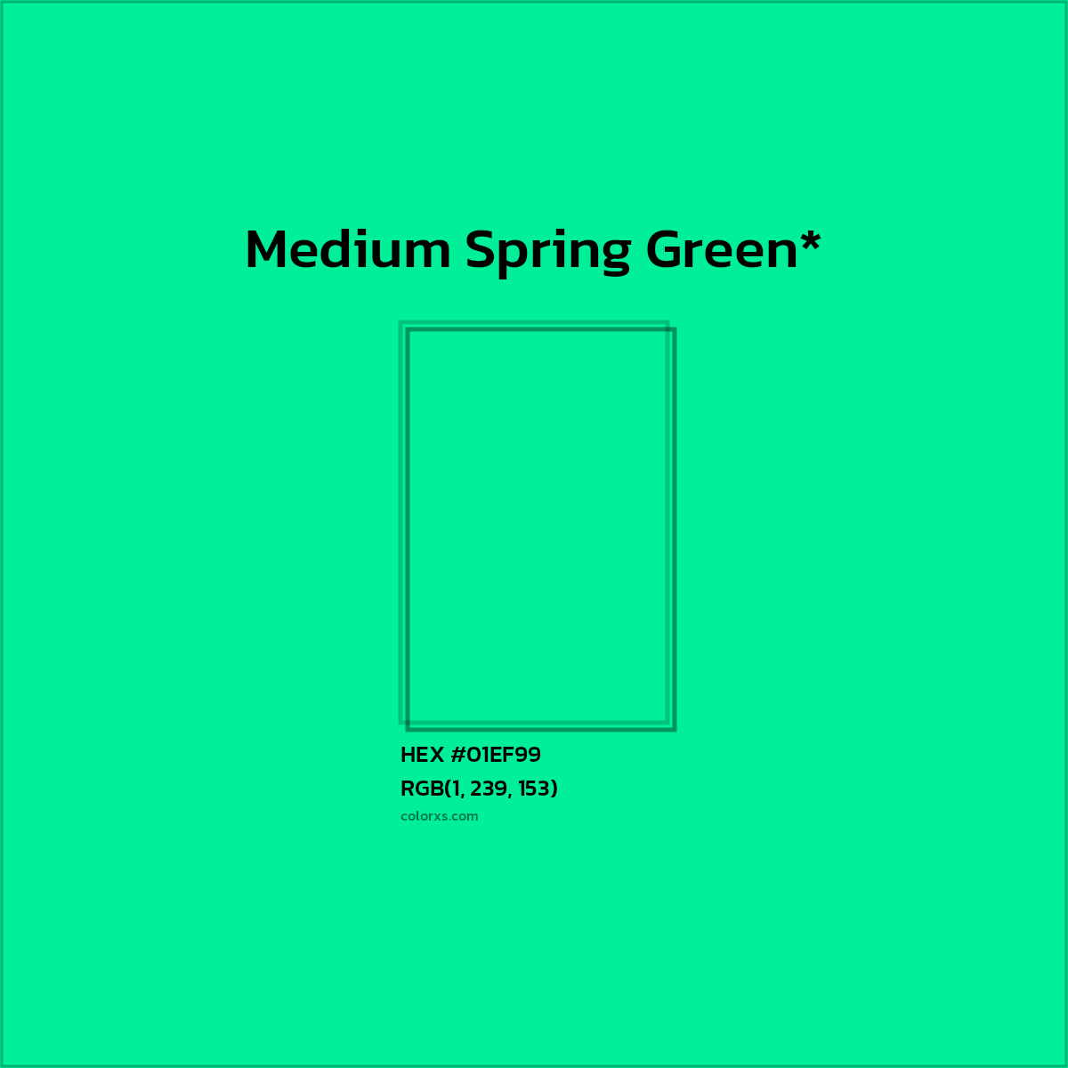 HEX #01EF99 Color Name, Color Code, Palettes, Similar Paints, Images