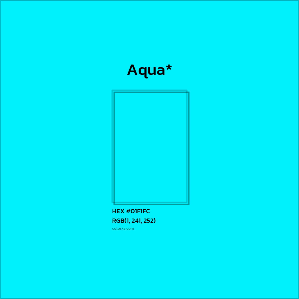 HEX #01F1FC Color Name, Color Code, Palettes, Similar Paints, Images