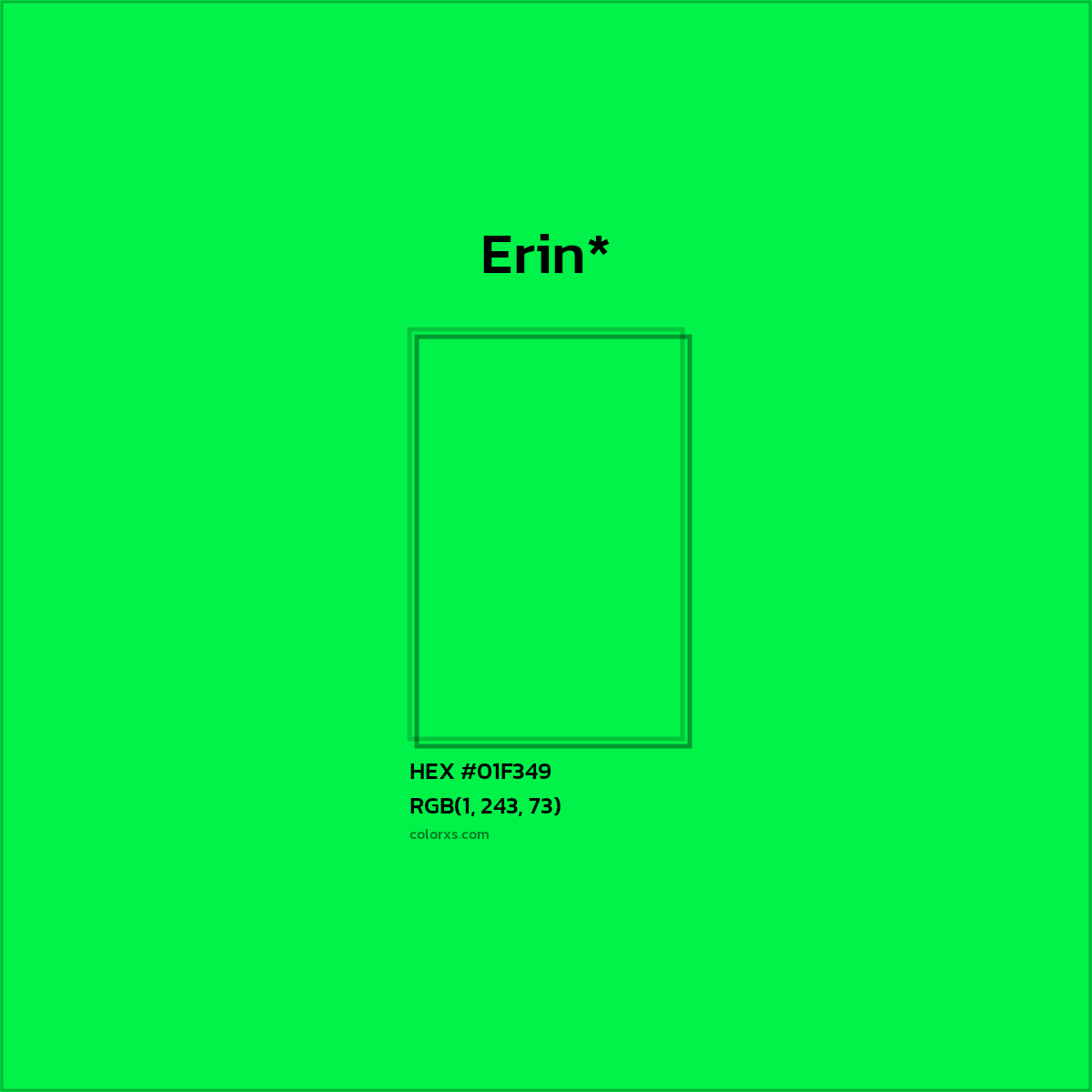 HEX #01F349 Color Name, Color Code, Palettes, Similar Paints, Images