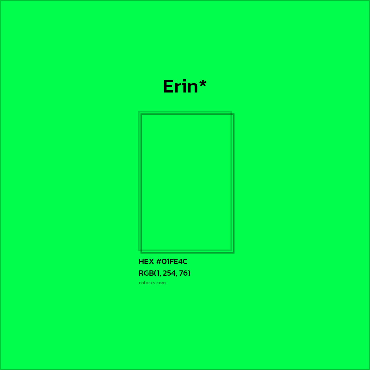 HEX #01FE4C Color Name, Color Code, Palettes, Similar Paints, Images