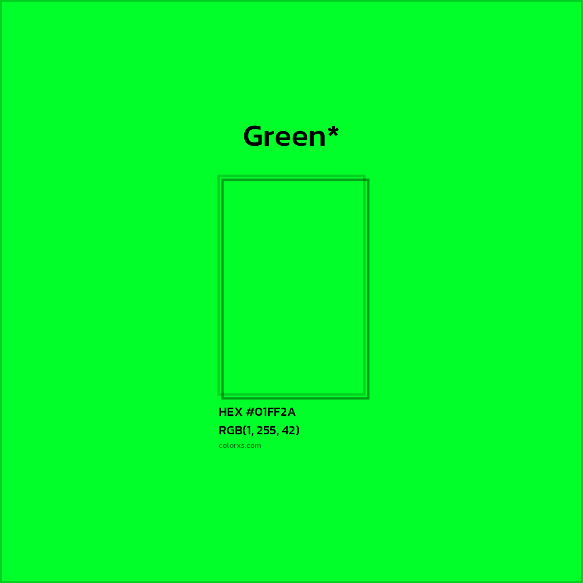 HEX #01FF2A Color Name, Color Code, Palettes, Similar Paints, Images