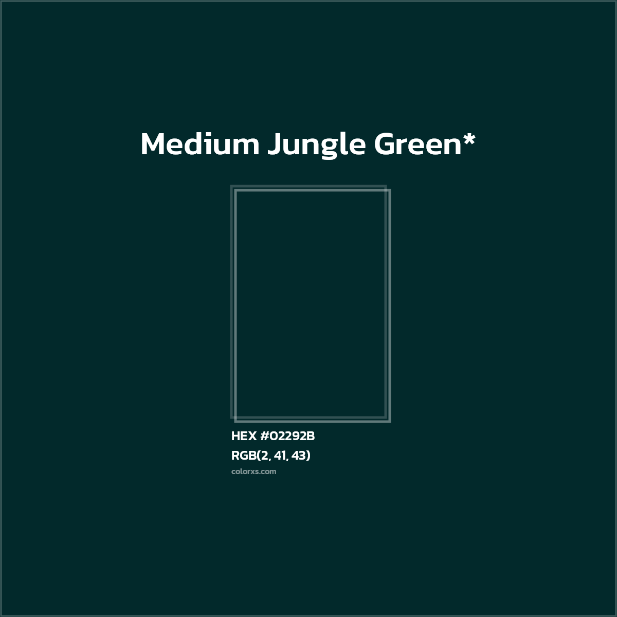 HEX #02292B Color Name, Color Code, Palettes, Similar Paints, Images