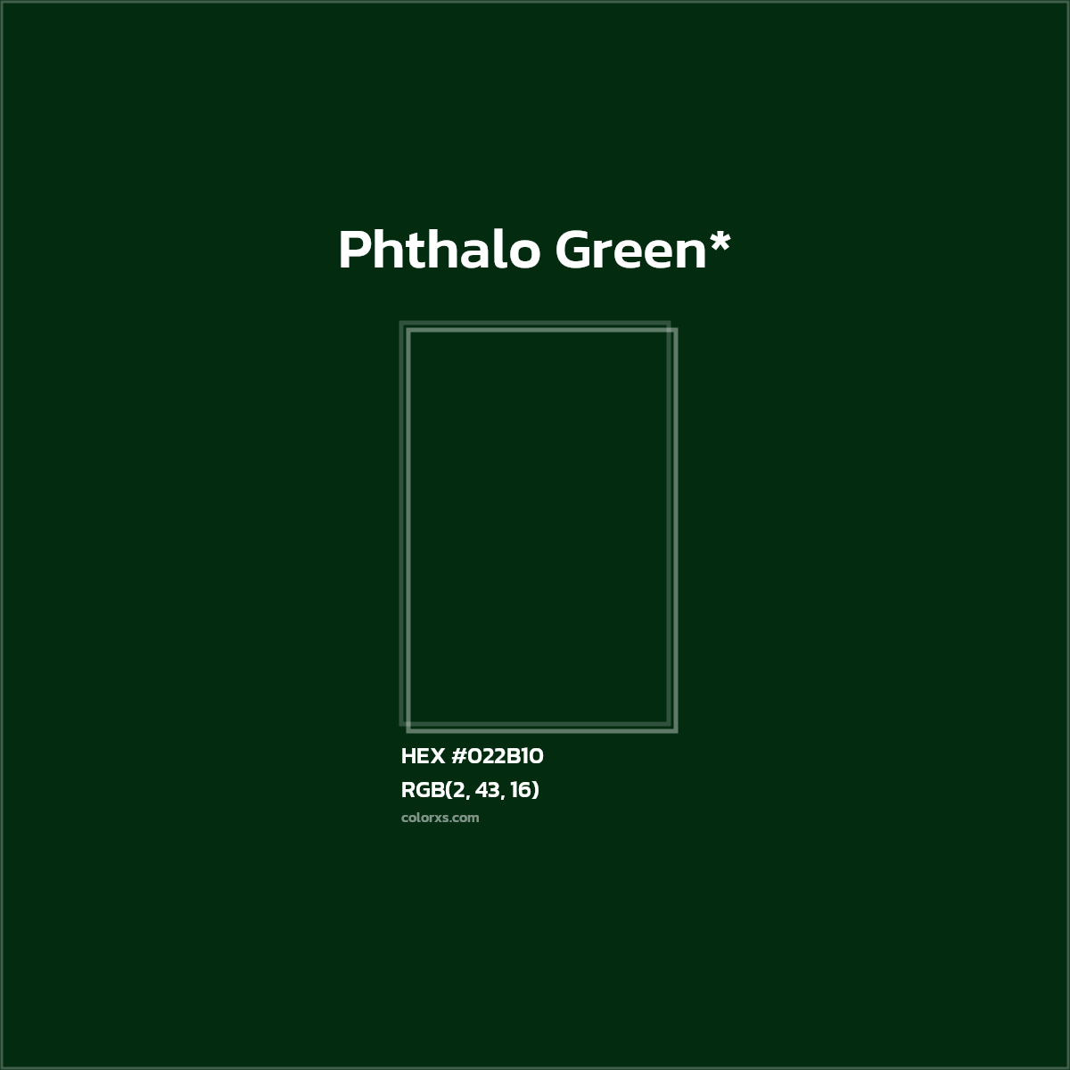 HEX #022B10 Color Name, Color Code, Palettes, Similar Paints, Images