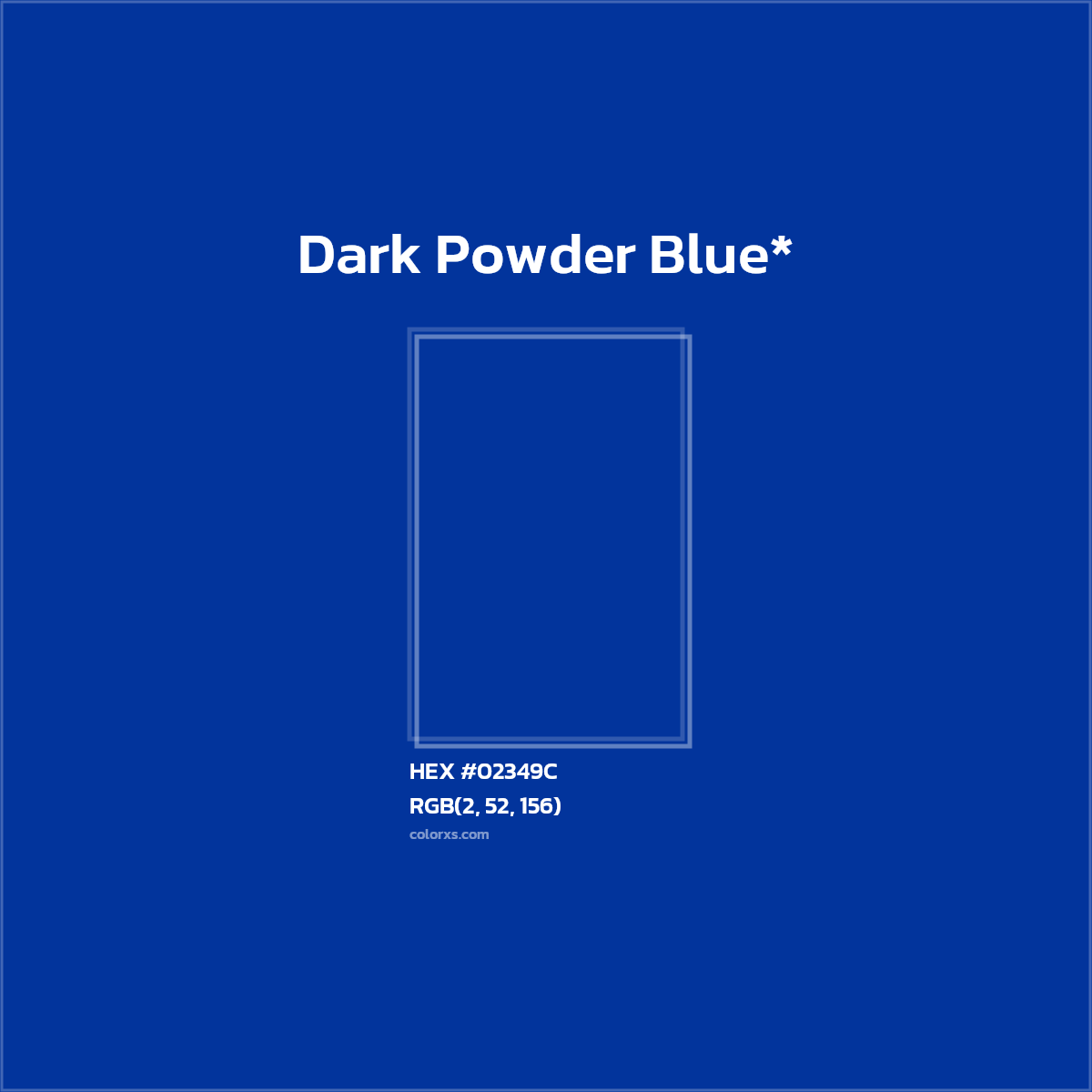 HEX #02349C Color Name, Color Code, Palettes, Similar Paints, Images