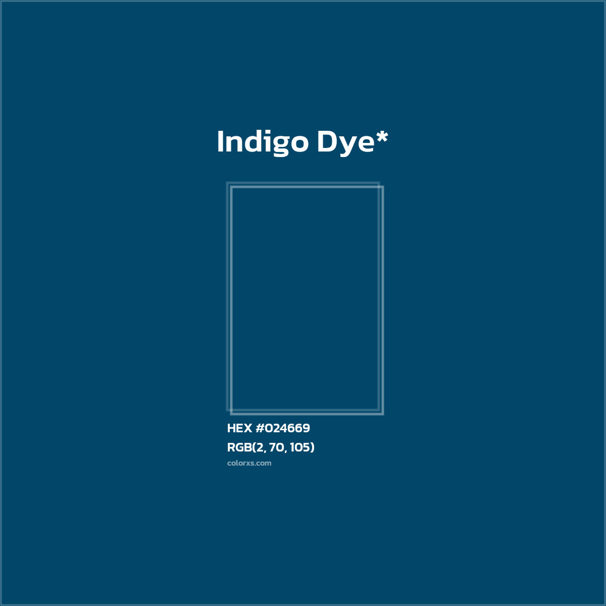 HEX #024669 Color Name, Color Code, Palettes, Similar Paints, Images