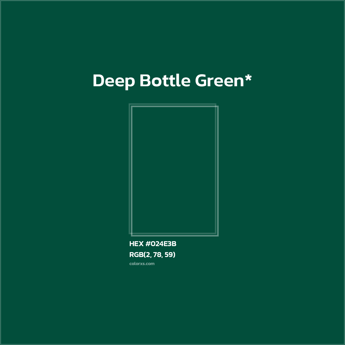 HEX #024E3B Color Name, Color Code, Palettes, Similar Paints, Images