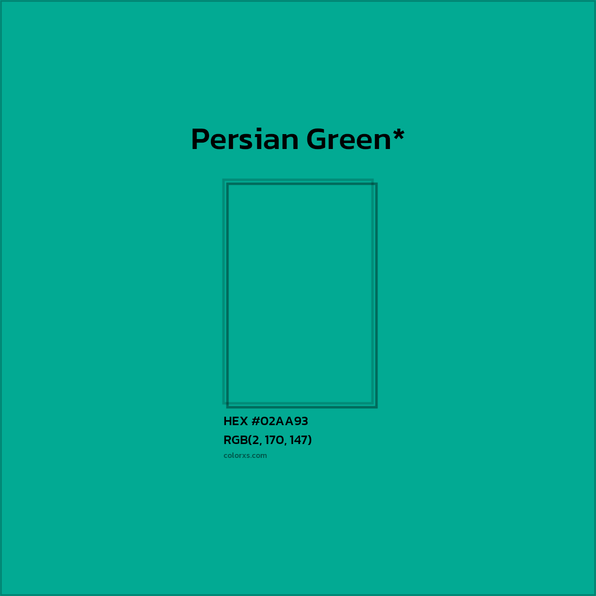 HEX #02AA93 Color Name, Color Code, Palettes, Similar Paints, Images