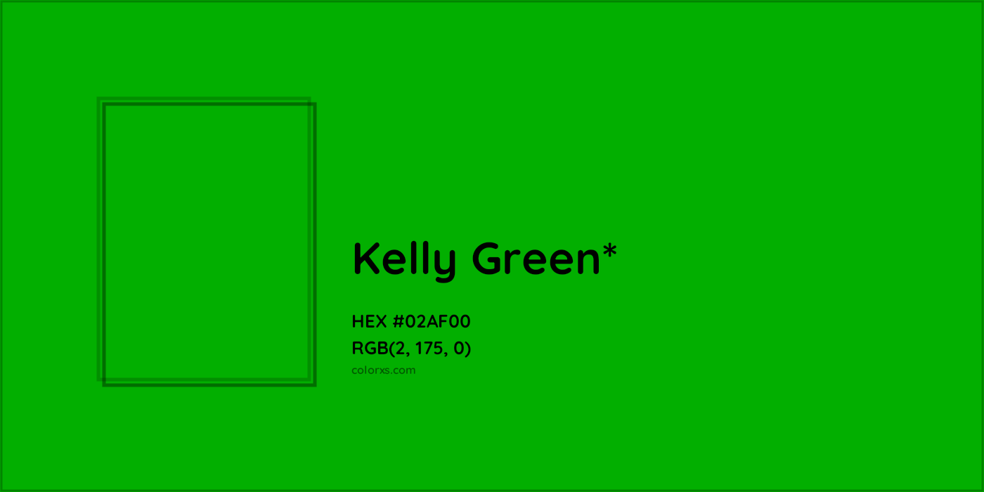 HEX #02AF00 Color Name, Color Code, Palettes, Similar Paints, Images