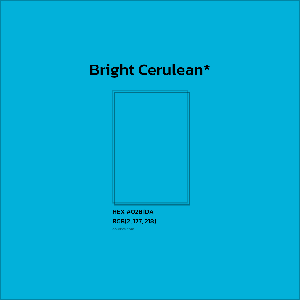 HEX #02B1DA Color Name, Color Code, Palettes, Similar Paints, Images