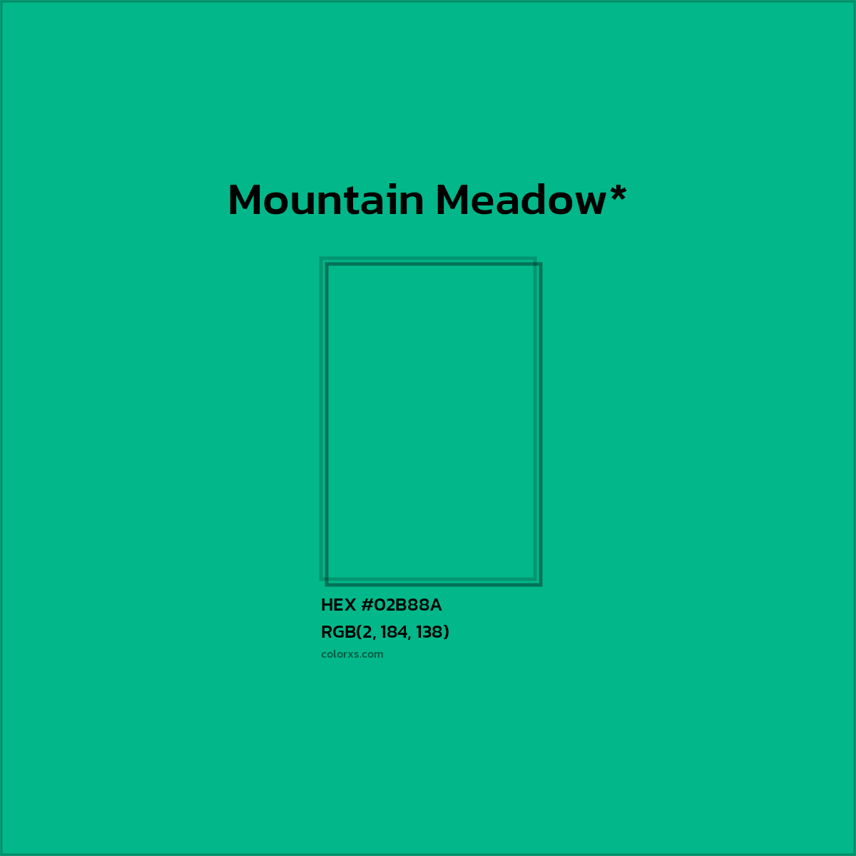 HEX #02B88A Color Name, Color Code, Palettes, Similar Paints, Images