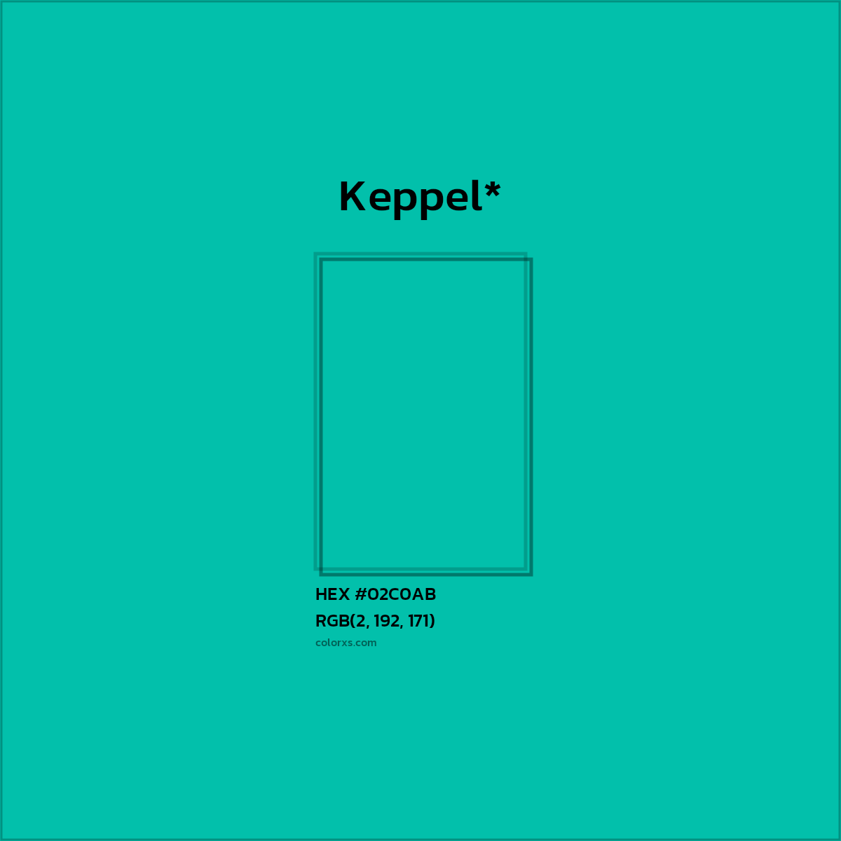 HEX #02C0AB Color Name, Color Code, Palettes, Similar Paints, Images