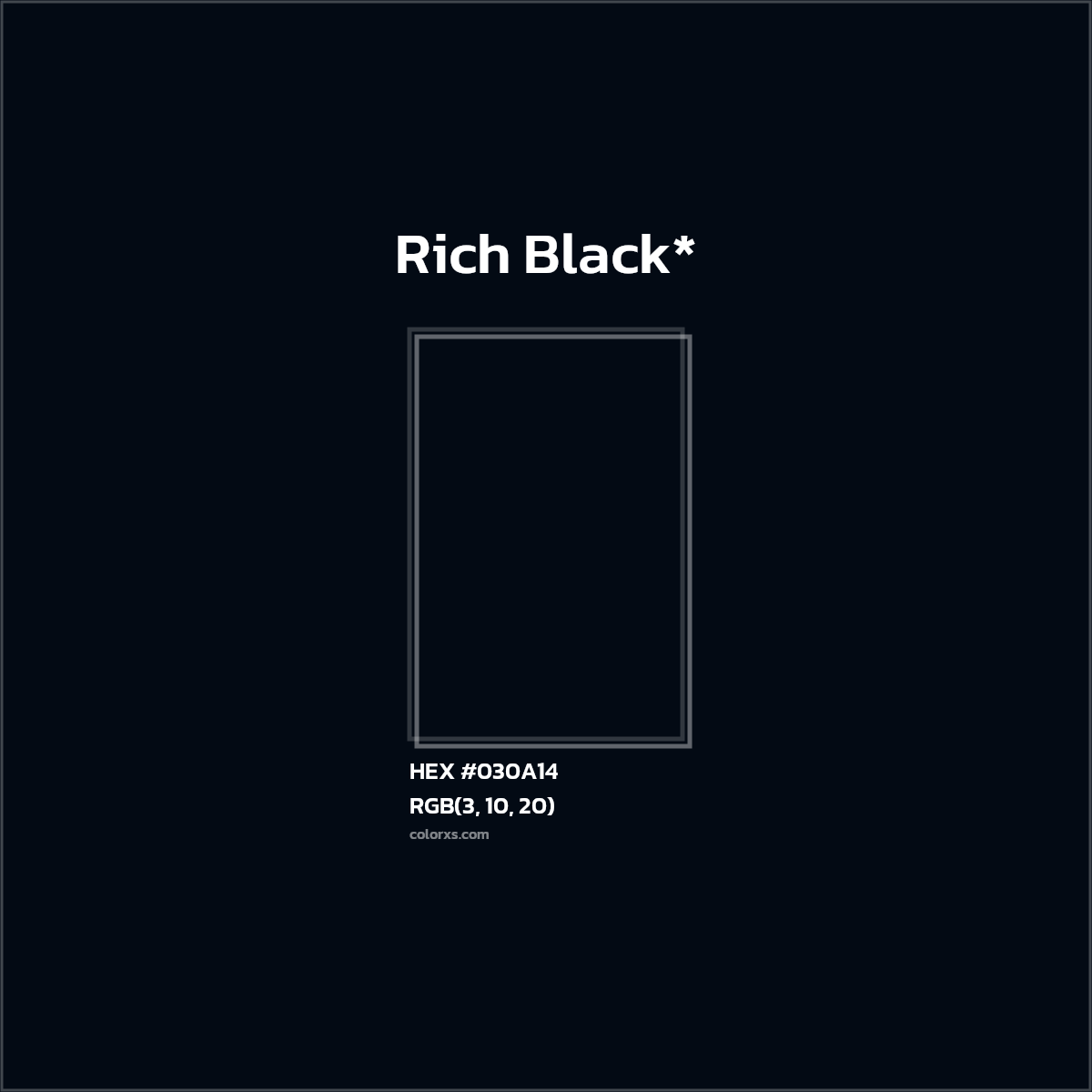 HEX #030A14 Color Name, Color Code, Palettes, Similar Paints, Images