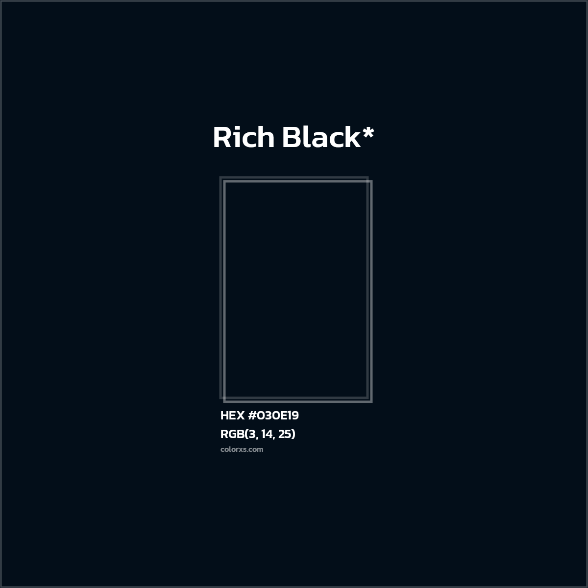 HEX #030E19 Color Name, Color Code, Palettes, Similar Paints, Images