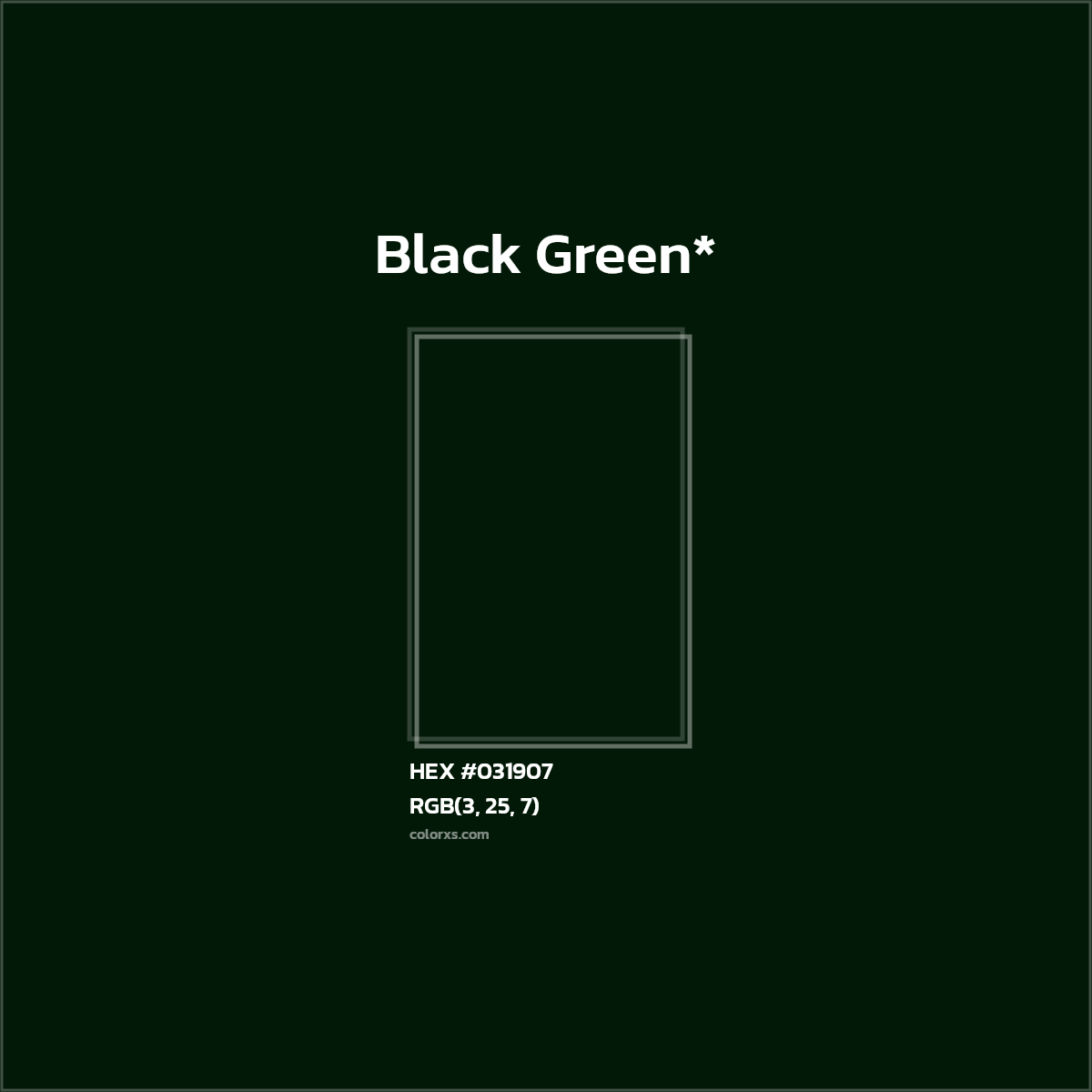 HEX #031907 Color Name, Color Code, Palettes, Similar Paints, Images