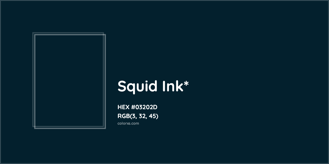 HEX #03202D Color Name, Color Code, Palettes, Similar Paints, Images