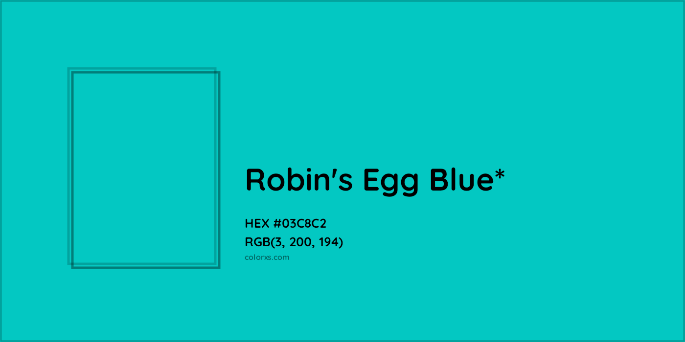 HEX #03C8C2 Color Name, Color Code, Palettes, Similar Paints, Images