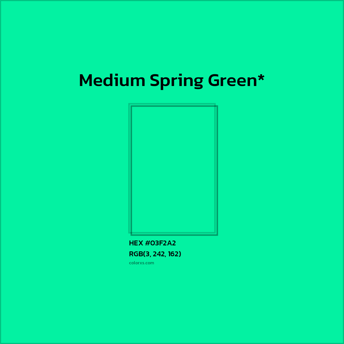 HEX #03F2A2 Color Name, Color Code, Palettes, Similar Paints, Images