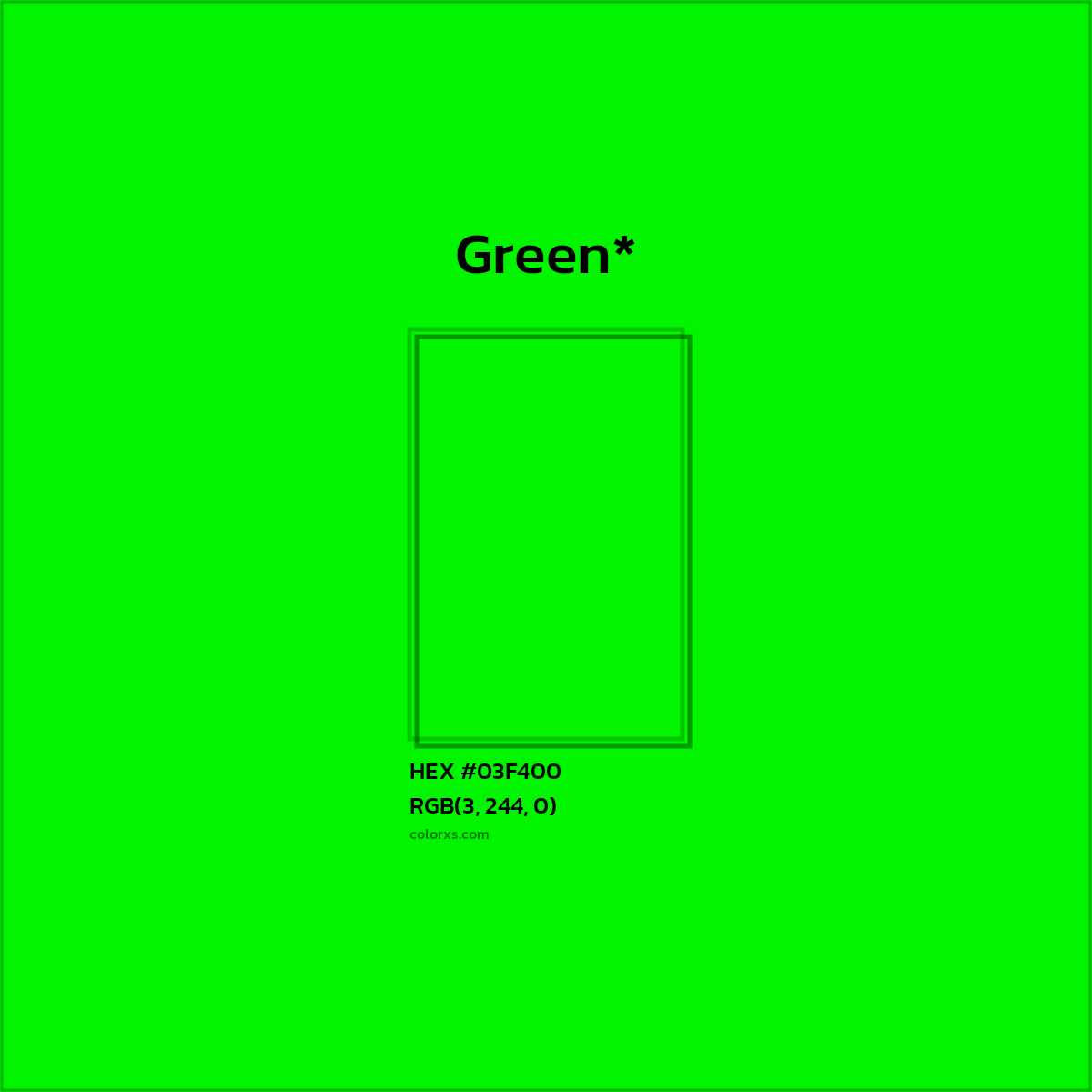 HEX #03F400 Color Name, Color Code, Palettes, Similar Paints, Images