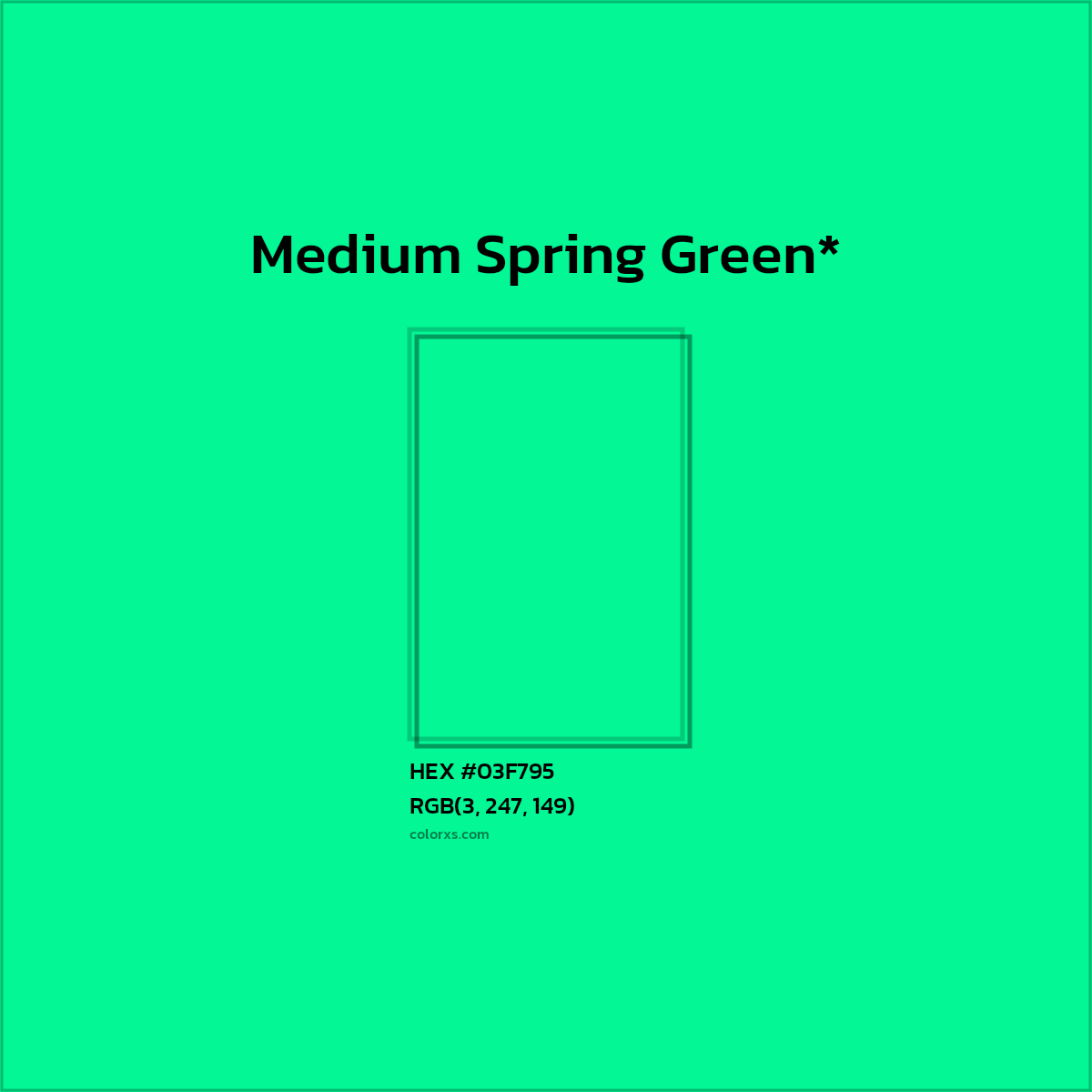 HEX #03F795 Color Name, Color Code, Palettes, Similar Paints, Images