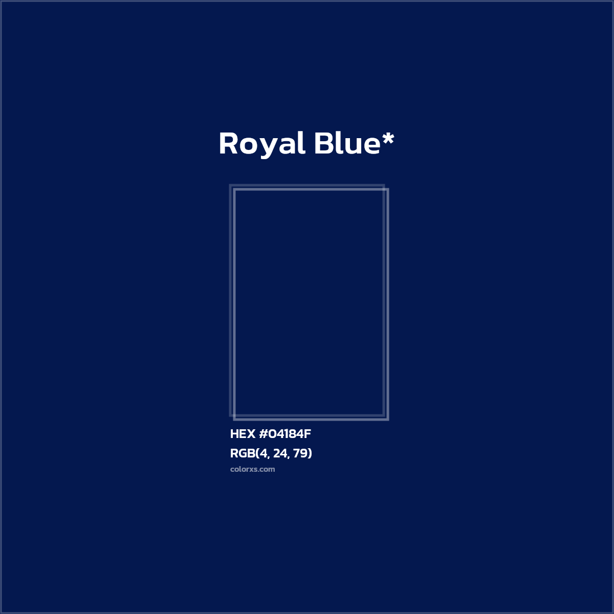 HEX #04184F Color Name, Color Code, Palettes, Similar Paints, Images