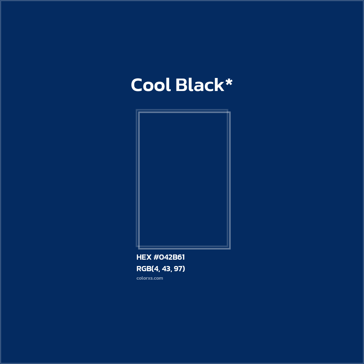 HEX #042B61 Color Name, Color Code, Palettes, Similar Paints, Images