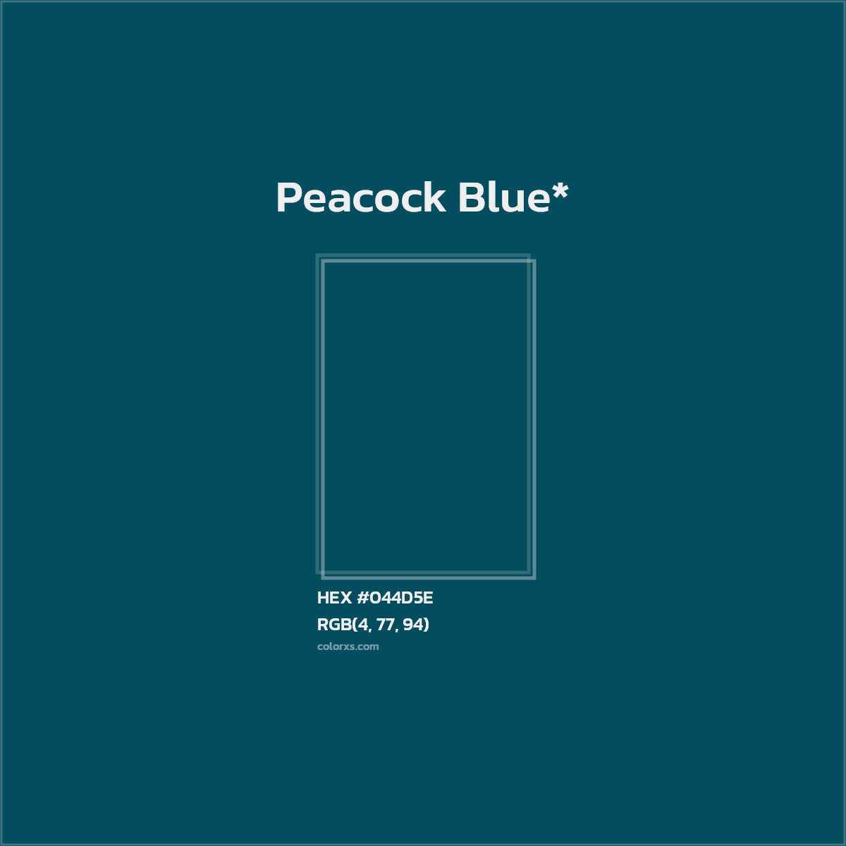 HEX #044D5E Color Name, Color Code, Palettes, Similar Paints, Images