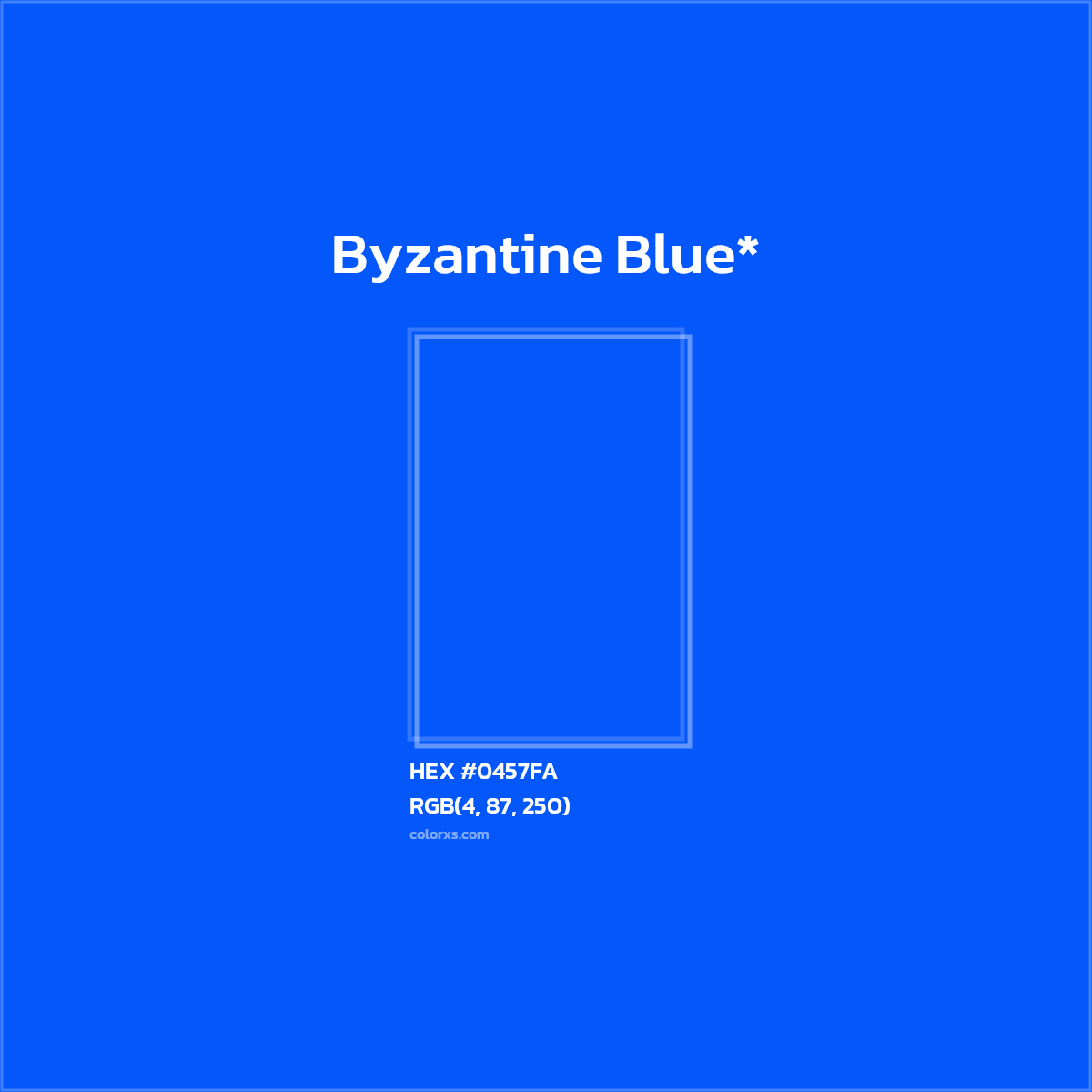 HEX #0457FA Color Name, Color Code, Palettes, Similar Paints, Images