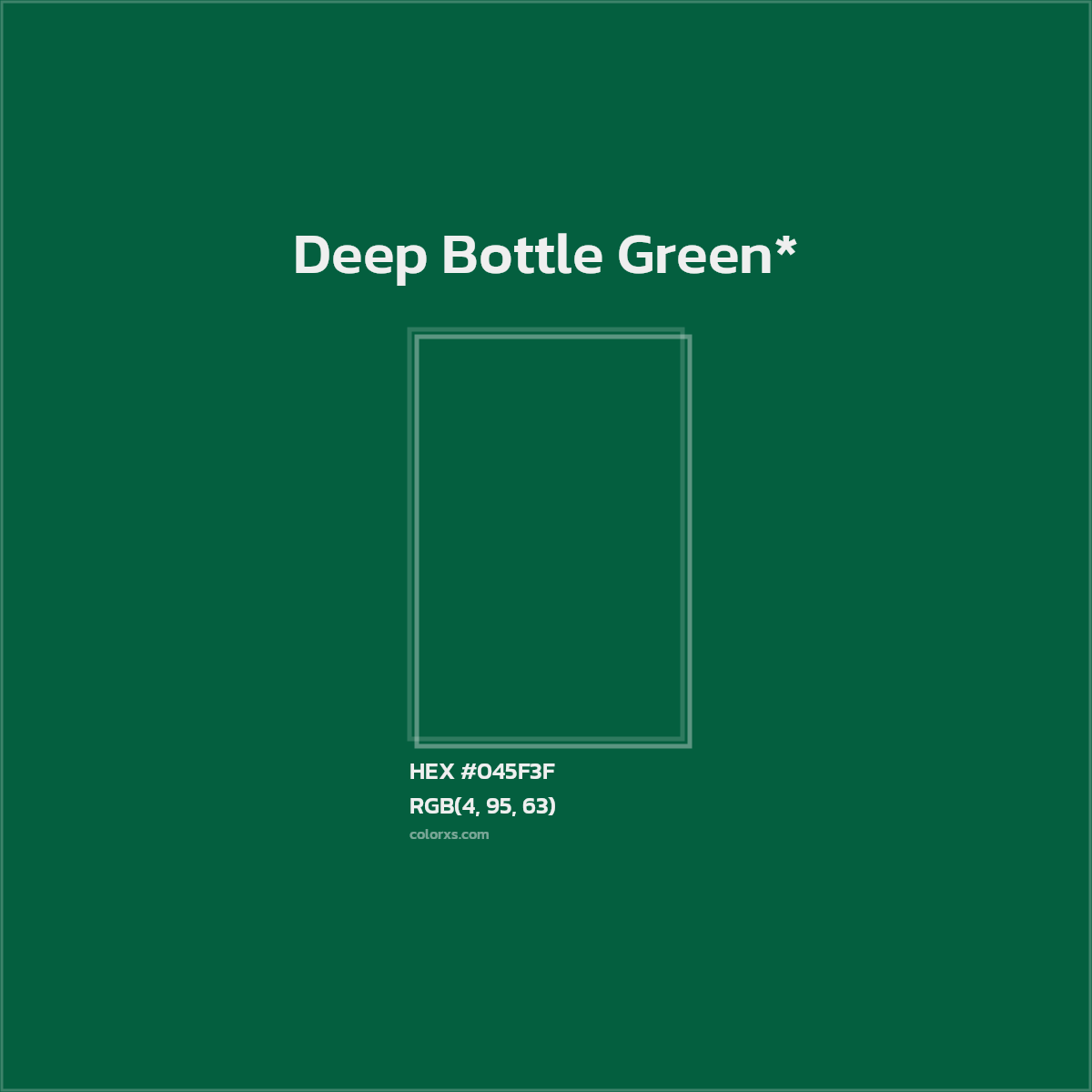 HEX #045F3F Color Name, Color Code, Palettes, Similar Paints, Images