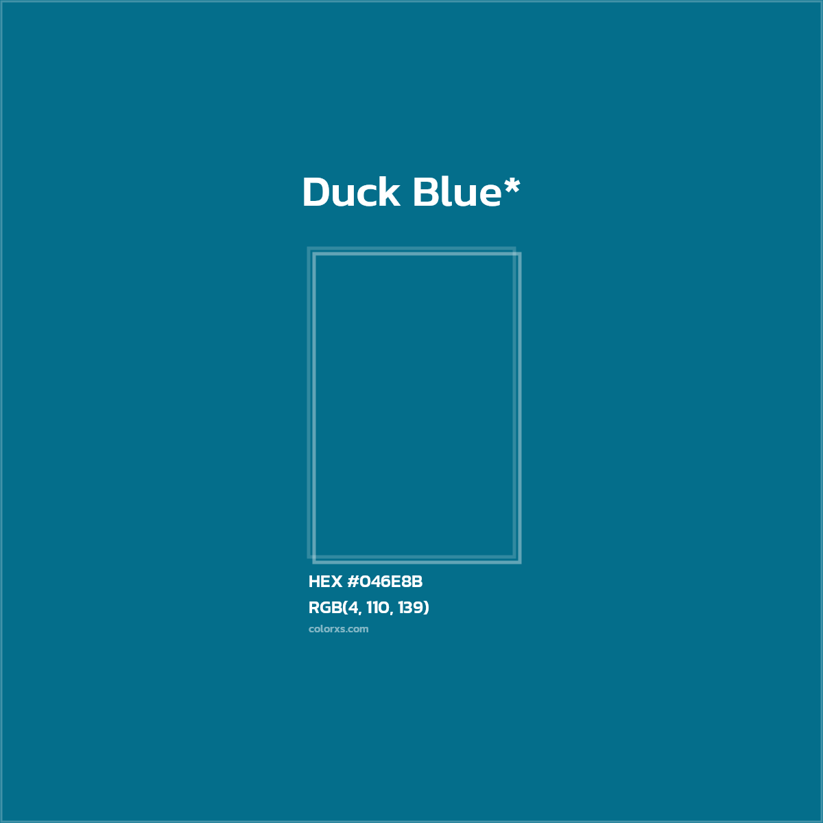 HEX #046E8B Color Name, Color Code, Palettes, Similar Paints, Images